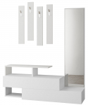 Esiku m&ouml;&ouml;blikomplekt Kalune Design Ramda, sise, valge v.