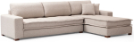 Nurgadiivan Hanah Home Lena 560ARE1209, hele pruun v., vasak, 190 x 323 cm x 85 cm