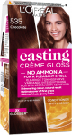 Juuksev&auml;rv L&rsquo;Or&eacute;al Paris Casting Creme Gloss, &scaron;okolaad v., 535, 180 ml