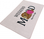 Vannitoa p&otilde;randamatt Foutastic Weekend Mood 359CHL5104, mitmev&auml;rviline, 100 cm x 80 cm