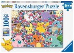 Pusle Ravensburger Pokemon 13338, 36 cm x 49 cm, 100 tk, mitmev&auml;rviline