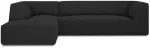 Nurgadiivan Micadoni Home Ruby 4 Seats, grafiit v., vasak, 273 x 180 cm x 69 cm