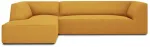 Nurgadiivan Micadoni Home Ruby 4 Seats, kollane v., vasak, 273 x 180 cm x 69 cm