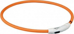 Kaelarihm koertele Trixie Flash Light, oranž, 450 mm x 7 mm
