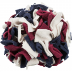 M&auml;nguasi koerale, pehme Trixie Sniffing Ball 32047, &Oslash; 15 cm, sinine v./valge v./punane v.