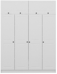 Riidekapp Kalune Design Kale 5227, valge v., 52 cm x 180 cm x 255 cm