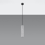 Valgusti rippuv Sollux Luvo 1, GU10, 1 x 40 W, must v.