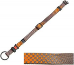 Kaelarihm koertele Beeztees, oranž v./hall v., 400 - 650 mm x 25 mm, 40-65