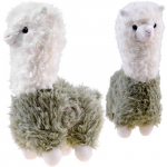 Pehme m&auml;nguasi Llama ZA4402, valge/roheline, 28 cm