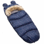 Talvine magamiskott beebile Springos 4in1 SB0043, sinine, 90 cm x 45 cm