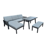 Aiam&ouml;&ouml;bli komplekt Home4you Delgado, hall v., 5-6 istekohta