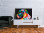 Maalimine numbrite j&auml;rgi Artgeist Colourful Boxer MA_0317, mitmev&auml;rviline, 60 x 40 cm
