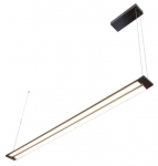 Valgusti rippuv AZzardo Flash 130, LED, 3000 &deg;K, 1 x 54 W, must v.