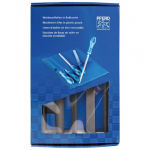 Viilide komplekt Pferd WRU 532, pool&uuml;mar, 200 mm, teras/alumiinium/vask, 5 tk