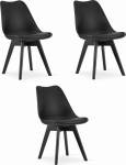 Toolide komplekt Leobert Mark, matt, must v., 43 cm x 49 cm x 82 cm, 3 tk