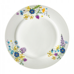 Taldrik magustoidu Ambition Fiori, &Oslash; 27 cm, valge v./mitmev&auml;rviline