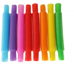 Arendav m&auml;ng, sensoorsed torud RoGer Montessori, 2 cm, mitmev&auml;rviline, 8 tk