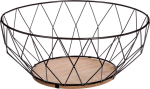 Puu- ja juurviljakorv 5five, lamineeritud puitlaastplaat (lmdp)/metall, 28 cm x 28 cm