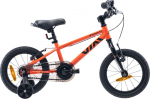 Lisaratastega laste jalgratas, laste Royalbaby Ninja, oranž v., 14"