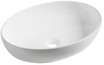 Vannitoa kraanikauss Laveo Desna, keraamiline, 51.5 cm x 39.5 cm x 13.5 cm, valge v.