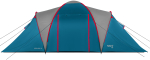 Neljakohaline telk Nils Camp Highland IV NC6431, sinine v./punane v./hall v., 450 cm x 210 cm x 190 cm