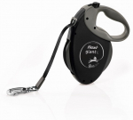 Automaatne jalutusrihm Flexi Giant, must v., 8 m