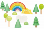 M&auml;nguklotside komplekt Eduplay Rainbow Landscape, 24 tk