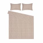 Voodipesukomplekt Okko Leopard, pruunikas v., 50 x 70 cm, 160 x 200 cm, 3 os.