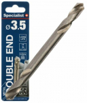 Metallist puurikomplekt, kahe otsaga Specialist+ Double End, metall/teras/roostevaba teras, hss, keermestatud, 3.5 mm x 5.2 cm