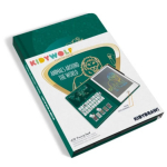 LCD-ekraaniga joonistustahvel Kidy Draw Animals Around The World, roheline v.