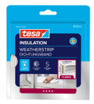Tihenduslint akna tihendamiseks/uksepragude tihendamiseks Tesa E-PROFILS, 6 m x 9 mm