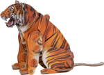 3D-pusle MakeBug Siberian Tiger MB-D-0020, 10 cm x 11 cm, pruun v.