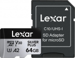 M&auml;lukaart Lexar Professional Silver Plus LMSSIPL064G-BNANG, 64 GB