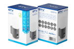 &Otilde;ue seinavalgusti GTV Corta, 25W, E27, IP44, grafiit v., 8 cm x 17 cm
