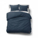 Voodipesukomplekt Eco Line SJL-08, punakas "navy blue" v., 70 x 80 cm, 160 x 200 cm, 3 os.