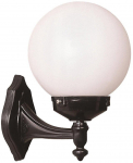 Kahjustatud pakendiga toode. &Otilde;ue seinavalgusti Opviq BAP-68160-BSY-M1-OP, 60W, E27, IP65, must v., 25 cm x 30 cm