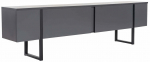 TV-kapp Nordure Serenity, antratsiit v./must v., 29.5 cm x 180 cm x 50 cm