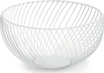 Puu- ja juurviljakorv Zeller 13429600, metall, 26.5 cm x 26.5 cm x 26.5 cm, valge v.