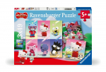 Pusle 3in1 Ravensburger Hello Kitty 12001035, 21 cm x 21 cm, 147 tk, mitmev&auml;rviline