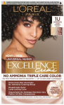 Juuksev&auml;rv L&rsquo;Or&eacute;al Paris Excellence Cream, universal black v., 1U