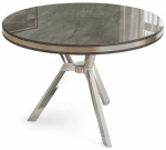 S&ouml;&ouml;gilaud Kalune Design Mos, antratsiit v./kroomi v., 90 cm x 90 cm x 74 cm