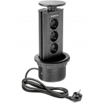 Sisseehitatud pikendusjuhe Gt BPW, AE-BPW3GS-20, 3G1.5, 1.8 m, 3 pesa