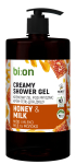 Kehapesugeel Bio Naturell Honey & Milk, 946 ml