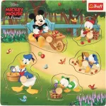 Puidust pusle Trefl Mickey & Friends, 22 cm x 22 cm, 5 tk, mitmev&auml;rviline