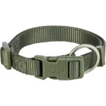 Kaelarihm koertele Trixie Premium BV, oliiv v., 350 - 550 mm x 20 mm, M/L