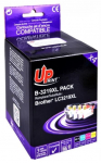 Tindiprinteri kassett Uprint B-3219XL, sinine/must/kollane