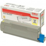 Toonerikassett Oki Large Capacity C833/843, kollane v.