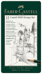 Grafiitpliiats Faber Castell 9000 Graphite Pencil Design Set, 5H/5B, hall v., 12 tk