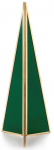 Ehetekarp AmeliaHome, 10 cm, kuldne/roheline