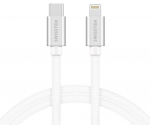 Juhe Swissten, Apple Lightning/USB-C, 200 cm, valge